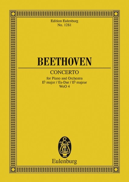 Beethoven: Concerto Eb major WoO 4 (Study Score) published by Eulenburg